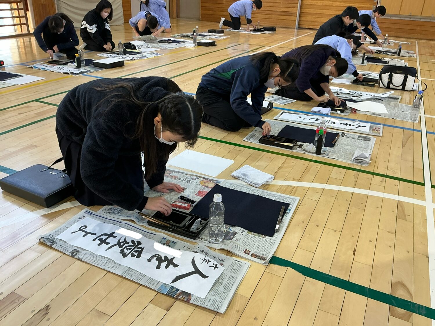 【３学期始めの子どもたち】